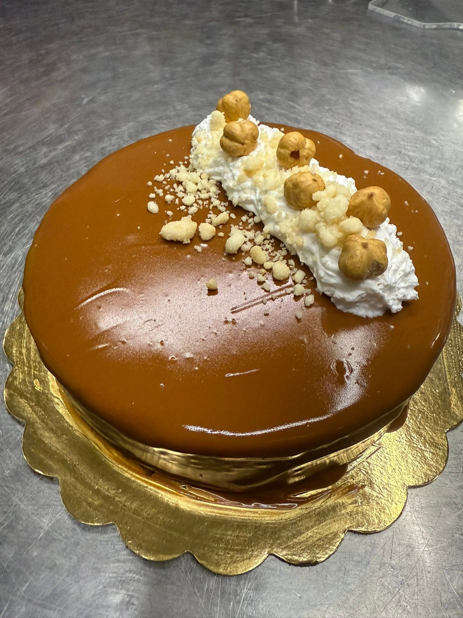 Torta gelato alla nocciola