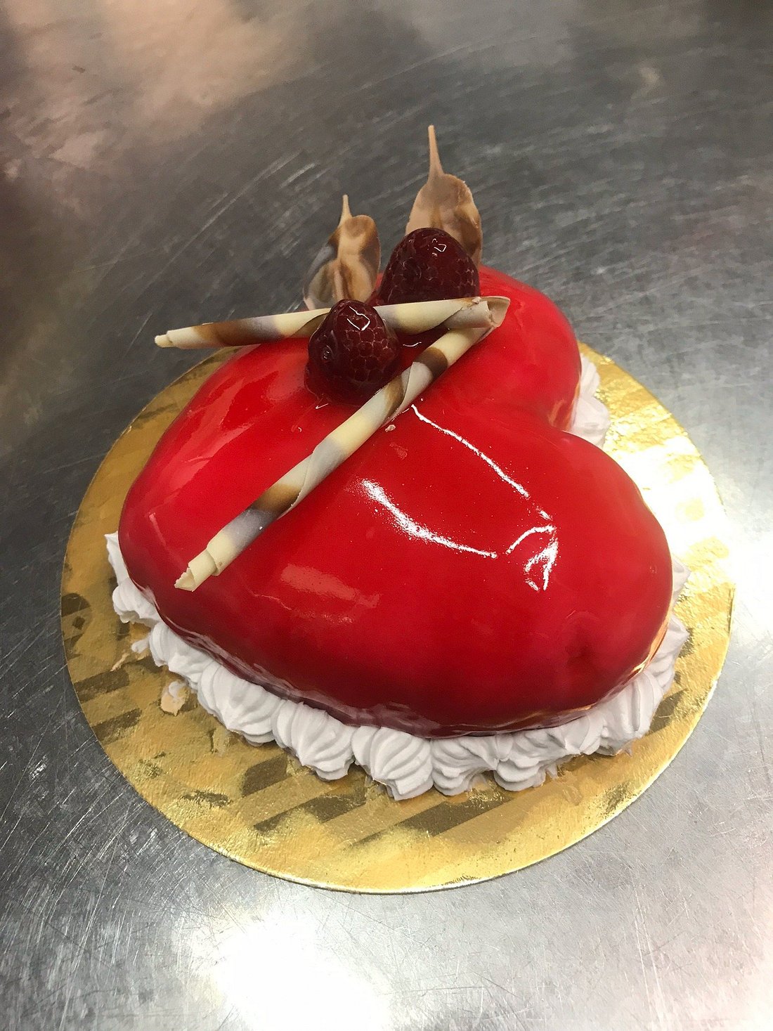 Torta gelato a forma di cuore